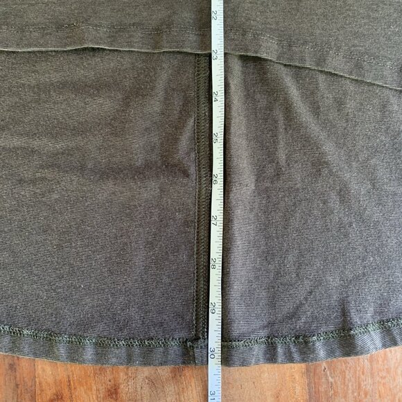 Toad & Co Womens Skirt Large Brown A-Line Pull-On Stretch Active Outdoor Hi Low - Picture 11 of 12